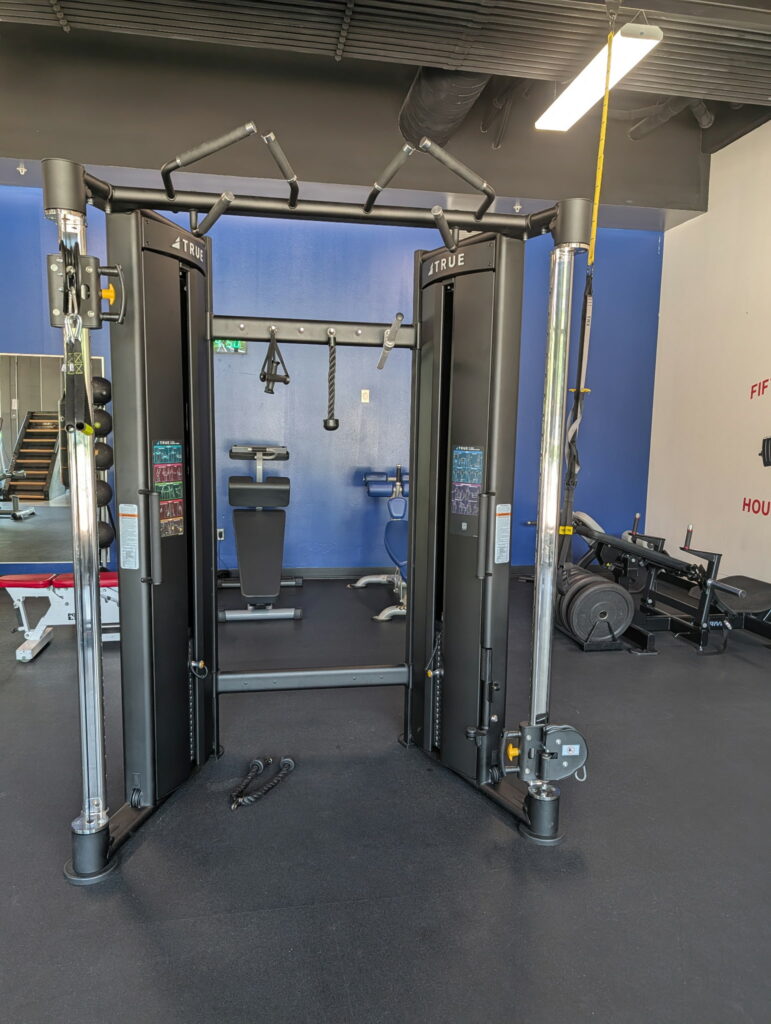 True Fitness top of the line functional trainer